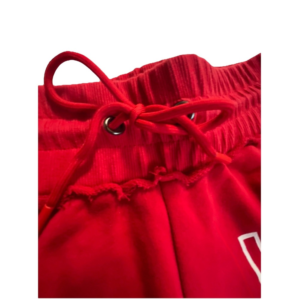 LF The Brand Joggers Sweatpants Women's XS Red EUC Hip Hop Streetwear Urban - Picture 6 of 11
